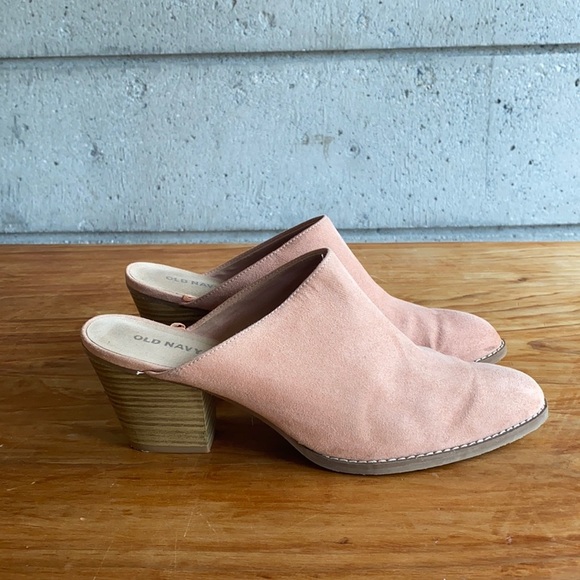 Old Navy Blush Slip On Mules - Picture 3 of 14